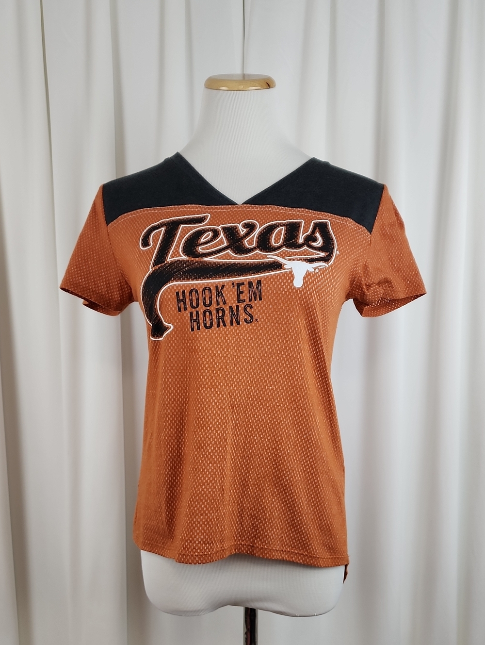 PE Proedge by Knights Apparel Short Sleeve V Neck 'Texas' Jersey Shirt Size S